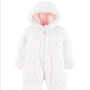 Baby girl snowsuit